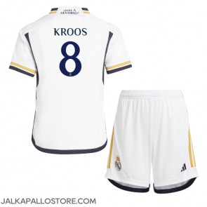 Real Madrid Toni Kroos #8 Kotipaita Lapsille 2023-24 Lyhythihainen (+ shortsit)